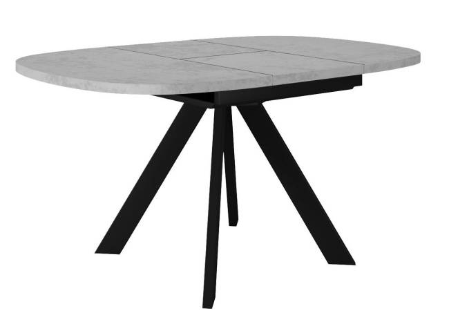 Стол DikLine B110 Бетон/опоры черные