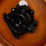 Кресло-качалка PAPASAN/ПАПАСАН w 23/01 B /с подушкой/ 115х78х104 см, Cognac (коньяк), ткань Оранжевый, С 23 Cognac (коньяк)