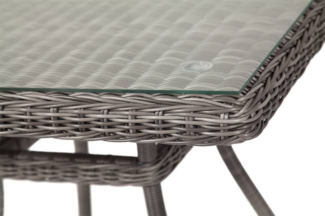 "Айриш" стол плетеный из искусственного ротанга, цвет графит "Айриш" стол плетеный из искусственного ротанга, цвет графит