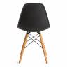 Стул CINDY (EAMES) (mod. 001) / 1 шт. в упаковке дерево бук/металл/сиденье пластик, 51x46x82.5см, черный/black черный/black дерево бук/металл/сиденье пластик