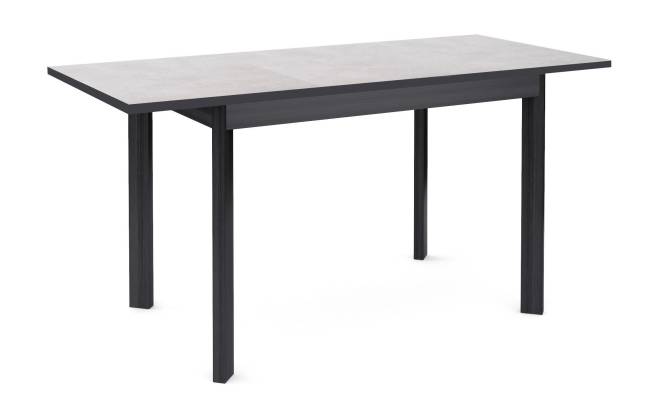 Стол DikLine L110 хромикс белый/ опоры черные Стол DikLine L110 хромикс белый/ опоры черные