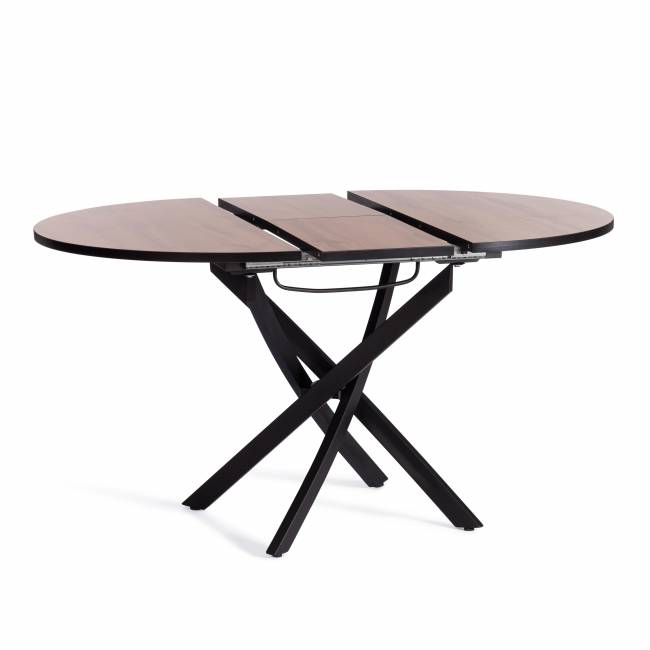 Стол MANZANA ЛДСП/HPL/металл, 100 х 100+30 х 75 см, Дуб Вотан/чёрный Дуб Вотан/чёрный ЛДСП/HPL/металл Стол MANZANA ЛДСП/HPL/металл, 100 х 100+30 х 75 см, Дуб Вотан/чёрный Дуб Вотан/чёрный ЛДСП/HPL/металл