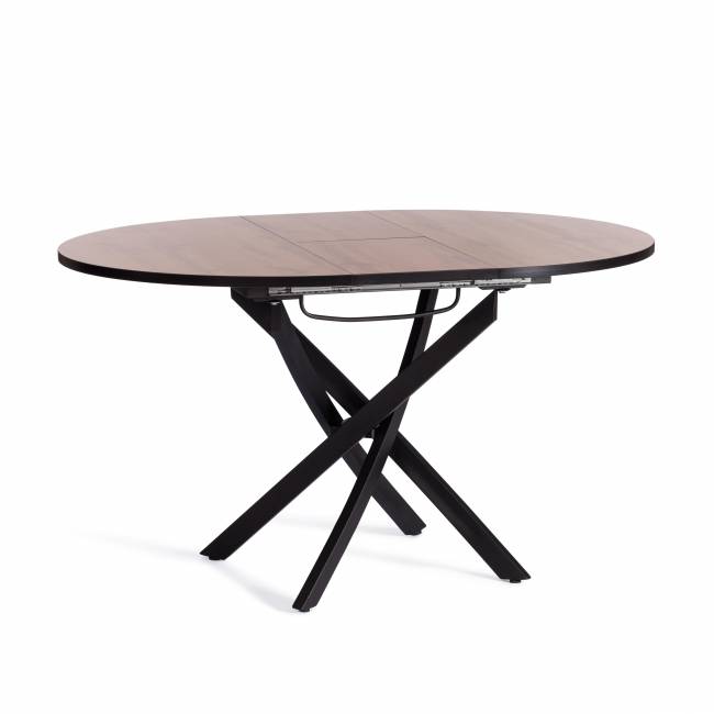 Стол MANZANA ЛДСП/HPL/металл, 100 х 100+30 х 75 см, Дуб Вотан/чёрный Дуб Вотан/чёрный ЛДСП/HPL/металл Стол MANZANA ЛДСП/HPL/металл, 100 х 100+30 х 75 см, Дуб Вотан/чёрный Дуб Вотан/чёрный ЛДСП/HPL/металл