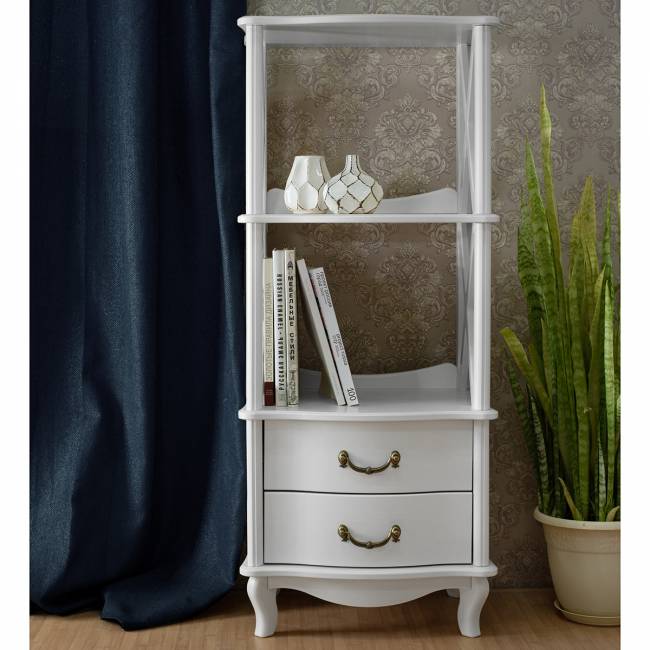 Этажерка Джульетта 2 уровня, молочный дуб Л