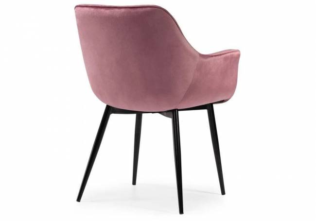 Стул на металлокаркасе Remo dark pink