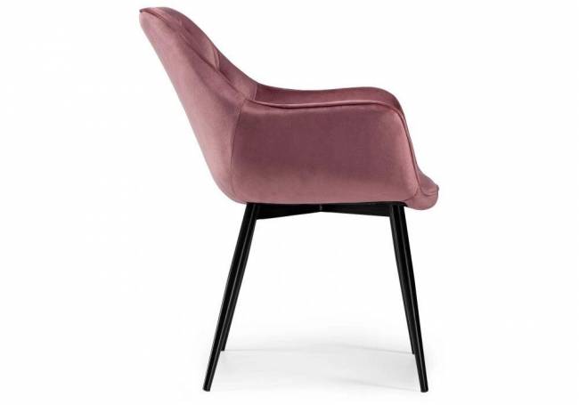 Стул на металлокаркасе Remo dark pink