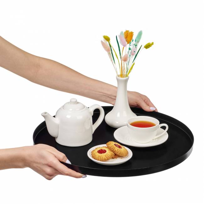 Кофейный столик Moon 45x51см, чёрный Кофейный столик Moon 45x51см, чёрный