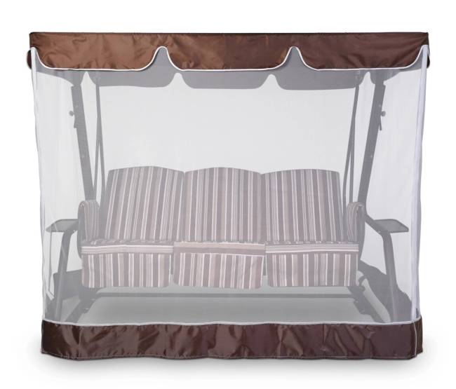 Тент-крыша + москитная сетка Торнадо + 10 238х145х170, шоколад