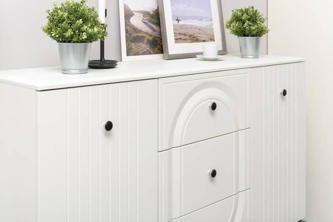 Стенка для гостиной широкая Валенсия № 103 цвет белый шагрень Стенка для гостиной широкая Валенсия № 103 цвет белый шагрень