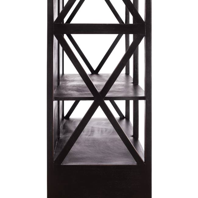 Библиотека Secret de Maison Блэк Лэйбл/Black Label (мод. DA-2379) массив манго/МДФ, 130х47х220см, черный черный дерево манго/мдф Библиотека Secret de Maison Блэк Лэйбл/Black Label (мод. DA-2379) массив манго/МДФ, 130х47х220см, черный черный дерево манго/мдф