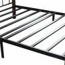 Кровать AT-915 дерево гевея/металл, 160*200 см (Queen bed), красный дуб/черный красный дуб/черный дерево гевея/металл