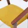 Стул-кресло Челси ПМ орех/жёлтый