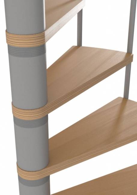 Винтовая лестница Calgary Grey d140