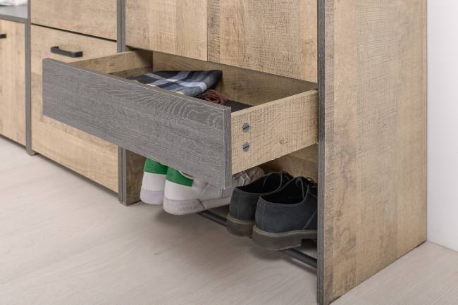 Большая прихожая Трувор № 210 цвет дуб гранж песочный/интра Большая прихожая Трувор № 210 цвет дуб гранж песочный/интра