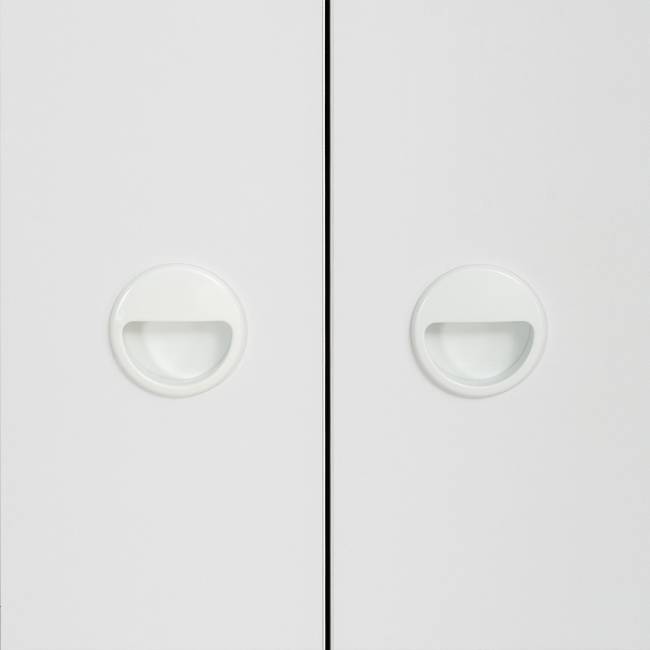 Мебель для детской комнаты для двоих детей Вуди № 30 цвет белый премиум/дуб крафт золотой