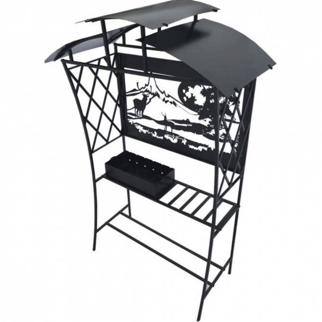 Мангал с крышей Горный олень 1,2 м