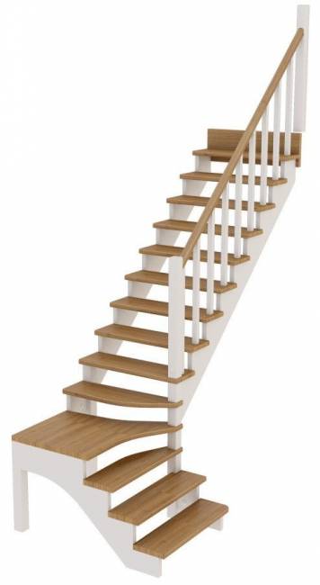 Деревянная лестница К-031м/1 Деревянная лестница К-031м/1