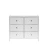 Комод Leset Хайди 6 ящиков Белый Белый Комод Leset Хайди 6 ящиков Белый Белый