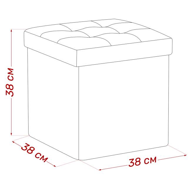 Пуф Leset Плуто складной с крышкой Velutto 12 Пуф Leset Плуто складной с крышкой Velutto 12