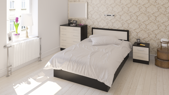 Тумба прикроватная Фиеста цвет венге/дуб лоредо Тумба прикроватная Фиеста цвет венге/дуб лоредо