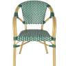"Кабри" плетеный стул из искусственного ротанга, цвет зеленый "Кабри" плетеный стул из искусственного ротанга, цвет зеленый