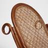 Кресло-качалка MILANO (разборная) / без подушки / ротанг top quality, 58x136x103 см, Pecan (орех) Pecan (орех) ротанг top quality