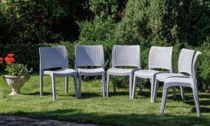 6 стульев JULY светло-серые