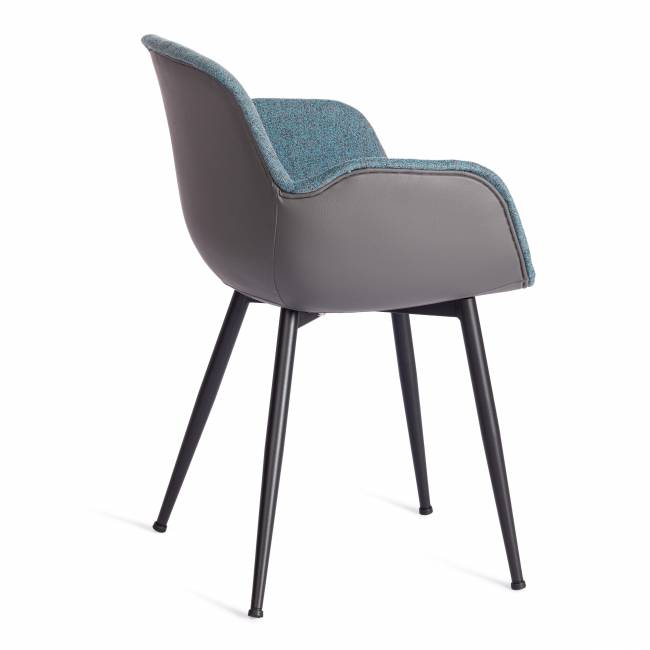 Кресло VALENTINO (mod. PC45-2) / 1 шт. в упаковке металл/экокожа/ткань, 55 х 58 х 81 см, Turquoise (бирюзовый)/Grey (серый)/чёрный Turquoise (бирюзовый)/Grey (серый)/чёрный металл/экокожа/ткань Кресло VALENTINO (mod. PC45-2) / 1 шт. в упаковке металл/экокожа/ткань, 55 х 58 х 81 см, Turquoise (бирюзовый)/Grey (серый)/чёрный Turquoise (бирюзовый)/Grey (серый)/чёрный металл/экокожа/ткань