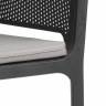 Подушка для кресла Net серый Sunbrella 460х485х35 мм