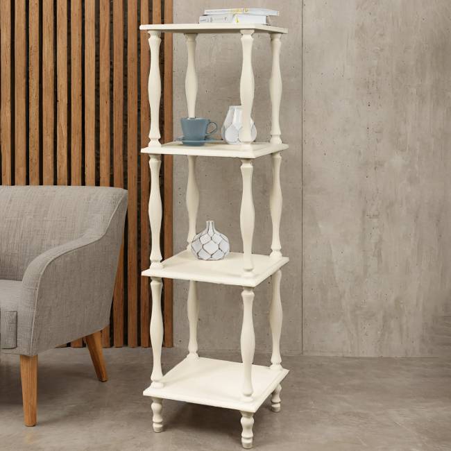 Этажерка П 8 слоновая кость