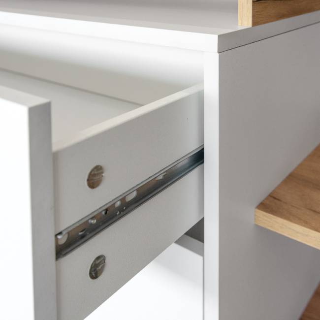 Тумба Бэль цвет дуб крафт золотой/белый премиум Тумба Бэль цвет дуб крафт золотой/белый премиум