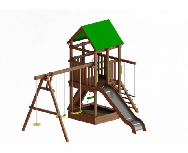 Детский деревянный городок "Домик" Детский деревянный городок "Домик"