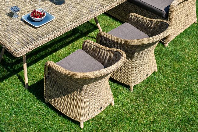 "Равенна" плетеное кресло из искусственного ротанга, цвет соломенный "Равенна" плетеное кресло из искусственного ротанга, цвет соломенный