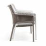 Диван пластиковый Net Bench белый 1160х700х860 мм