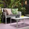 Диван пластиковый Net Bench белый 1160х700х860 мм