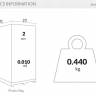 Подушка-подголовник для шезлонга Slim темно-серый 410х230х50 мм