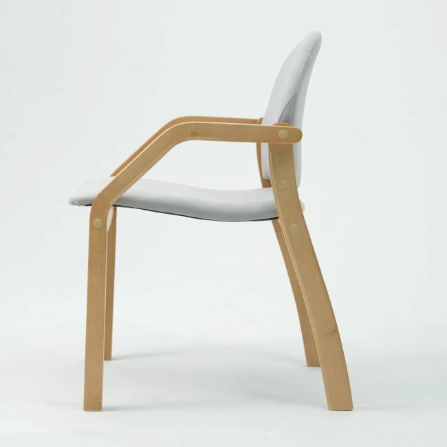 Стул-кресло Джуно 2.0 натур/серый