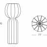 Светильник напольный уличный Cucun Lighting LED OUT белый Ø770х1900 мм