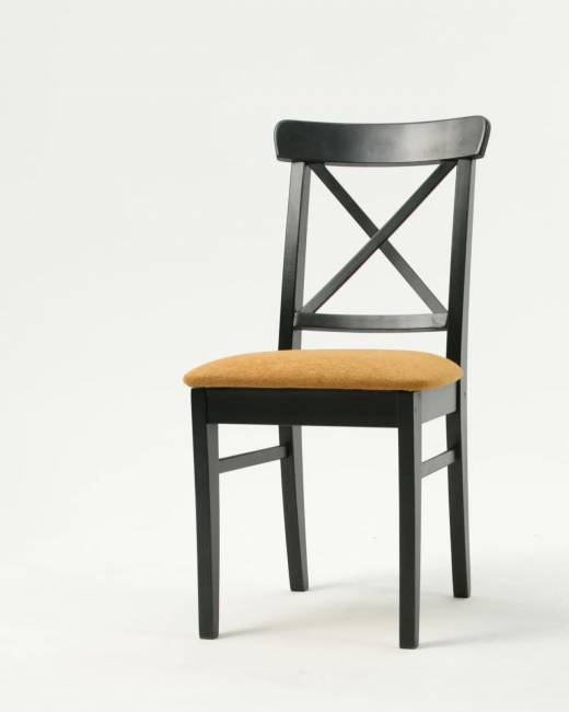 Стул Ингольф ПМ чёрный/карри