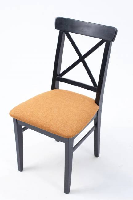 Стул Ингольф ПМ чёрный/карри