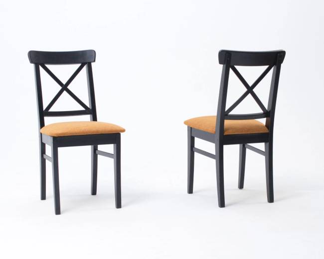 Стул Ингольф ПМ чёрный/карри