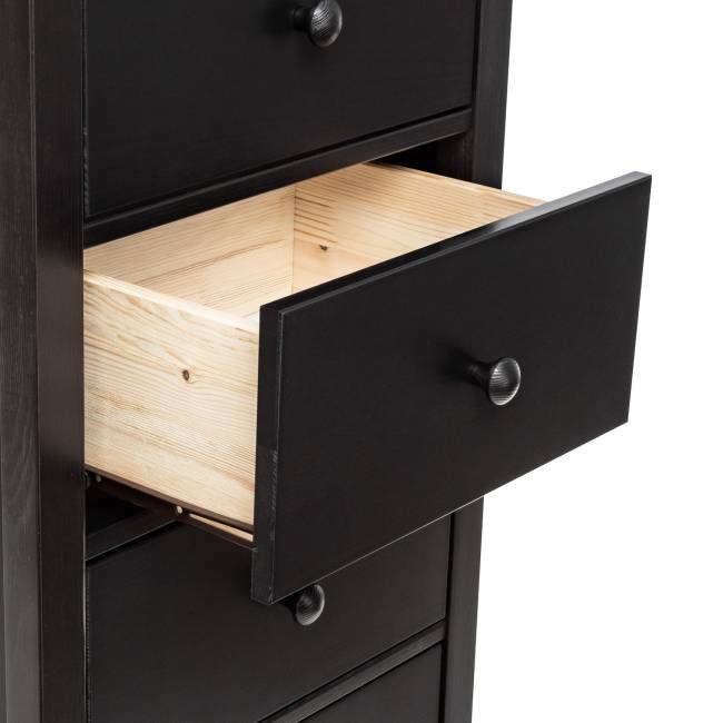 Leset Комод "Мира-5" (Комод 05) Чёрный Leset Комод "Мира-5" (Комод 05) Чёрный