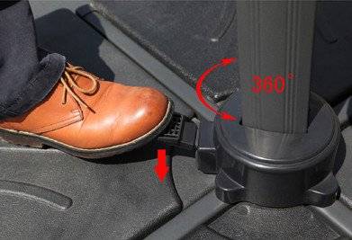 Садовый зонт Garden Way А002-3000, бордовый