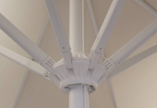 Зонт профессиональный 3х3 м Avocado белый, бежевый 3000х3000 мм