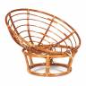 Кресло PAPASAN/ПАПАСАН 23/01 W  /с подушкой/ диаметр подушки 129 см, 115х101х104 см, Cognac (коньяк), ткань Старт