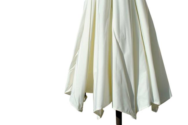 Зонт Верона с наклоном, жемчужный d2.7