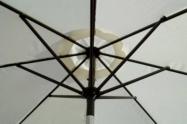 Зонт Верона с наклоном, жемчужный d2.7