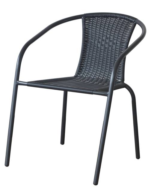 Комплект мебели Асоль LRC03/LRT02-D60 Black (2+1) Комплект мебели Асоль LRC03/LRT02-D60 Black (2+1)