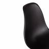 Стул CINDY (EAMES) (mod. 1801) дерево бук/металл/сиденье пластик, 45x51x82 см, Black (черный) (Комплект из 4 шт.) Black (черный) дерево бук/металл/сиденье пластик