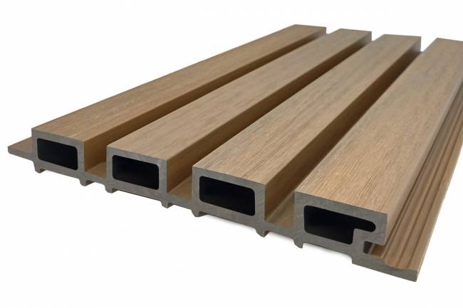 Вертикальная стеновая панель ДПК NauticPrime Line Co-Extrusion 219*26*4000мм, цвет Тик Вертикальная стеновая панель ДПК NauticPrime Line Co-Extrusion 219*26*4000мм, цвет Тик